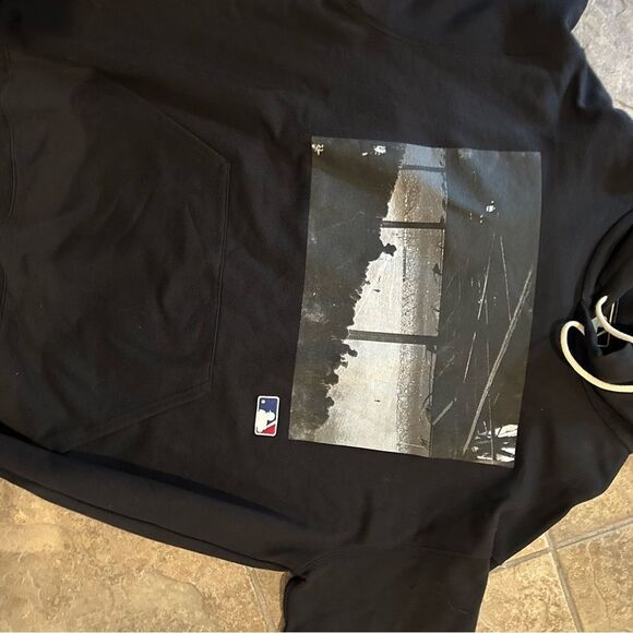 Men's X MLB hooded, cotton sweatshirt size XXL made in Italy, NWT - Picture 12 of 12